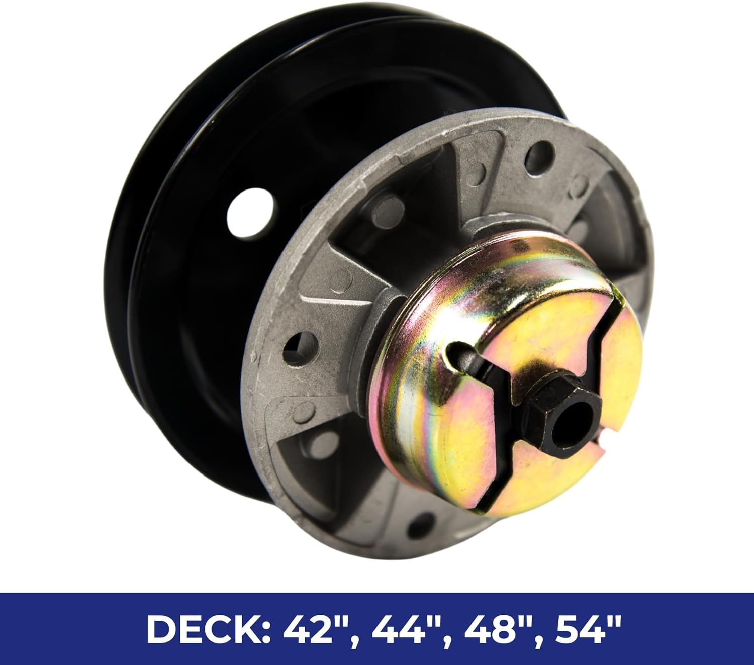 Jeremywell El conjunto del husillo reemplaza a las cubiertas John Deere AM121342, AM121229 de 48″ 54″ con polea