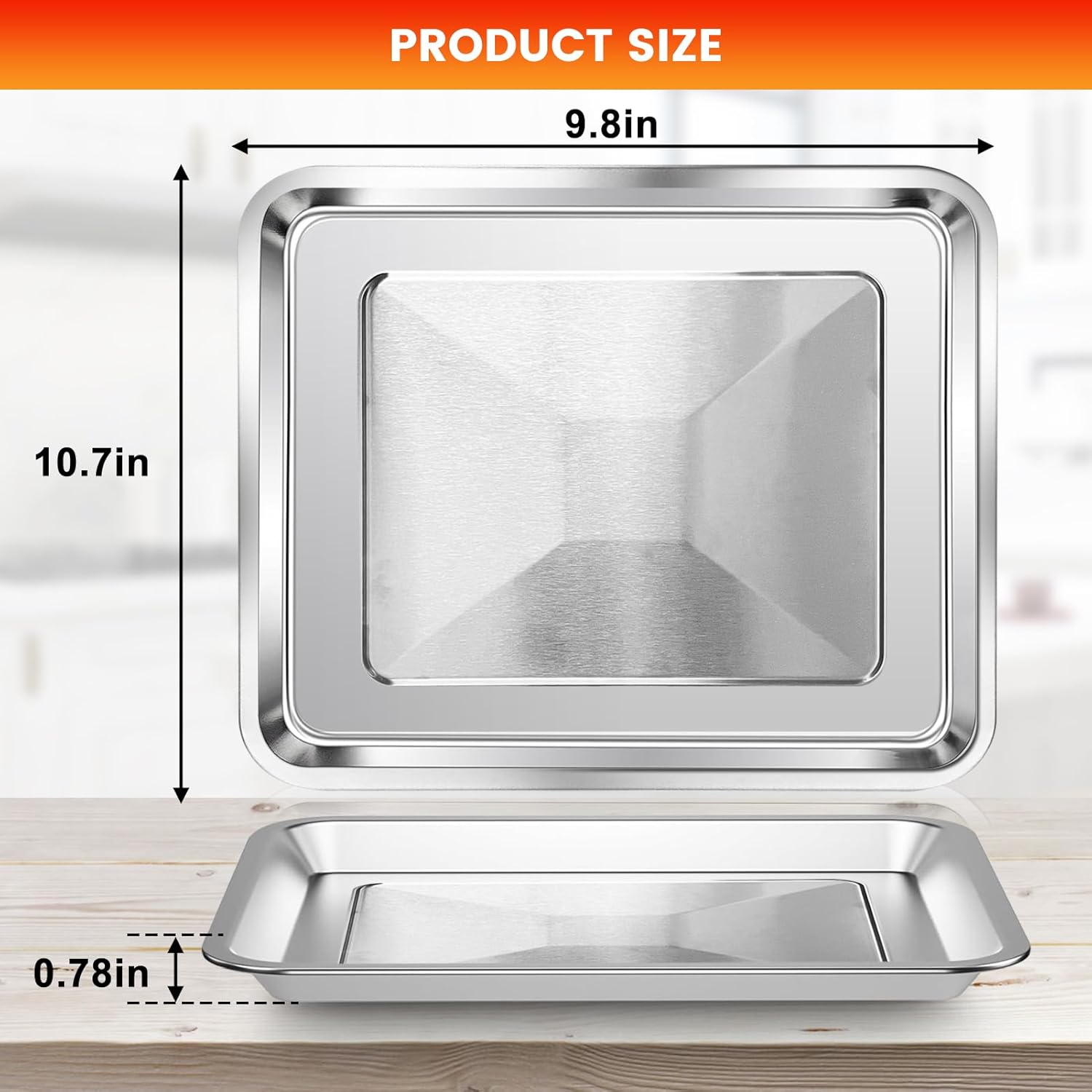Bandeja de repuesto para freidora de aire Cuisinart TOA-26 TOA-28, horno de convección para freidora de aire, 10.7 x 9.8 pulgadas, malla