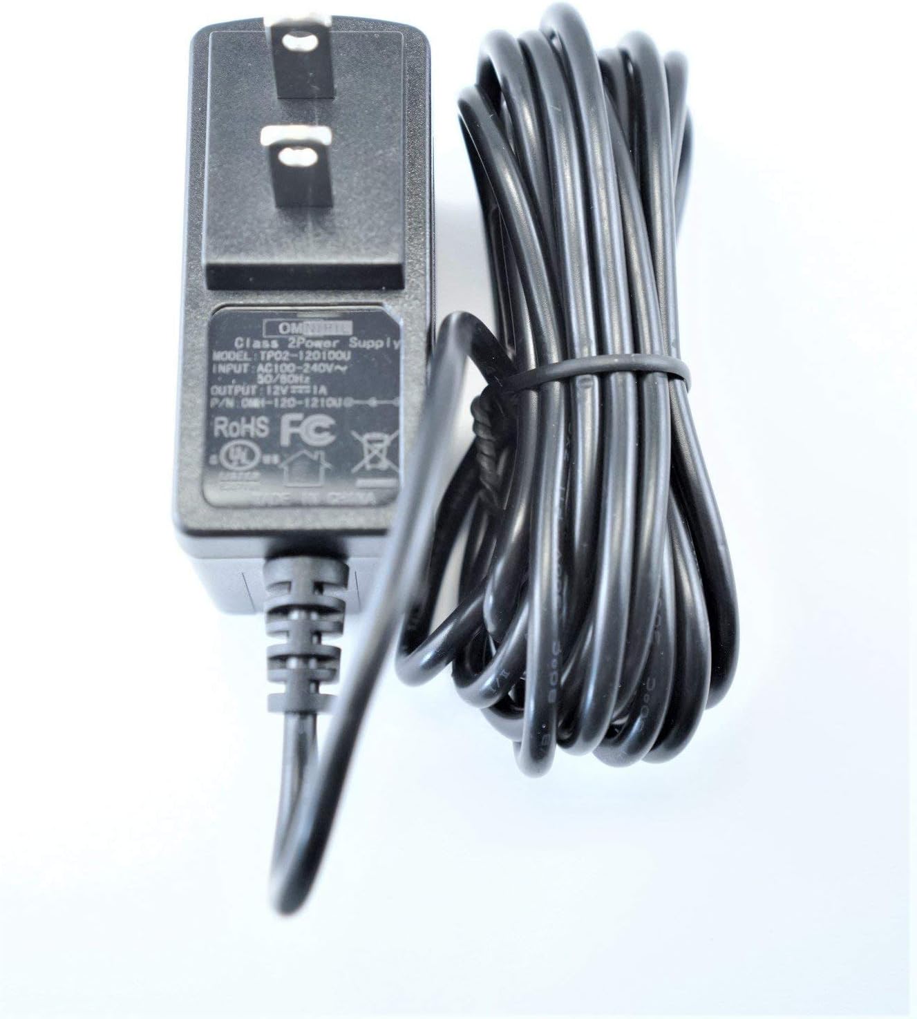Listado UL OMNIHIL – Adaptador ACDC de 8 pies de largo compatible con radio HD de mesa Insignia NS-HDRAD2