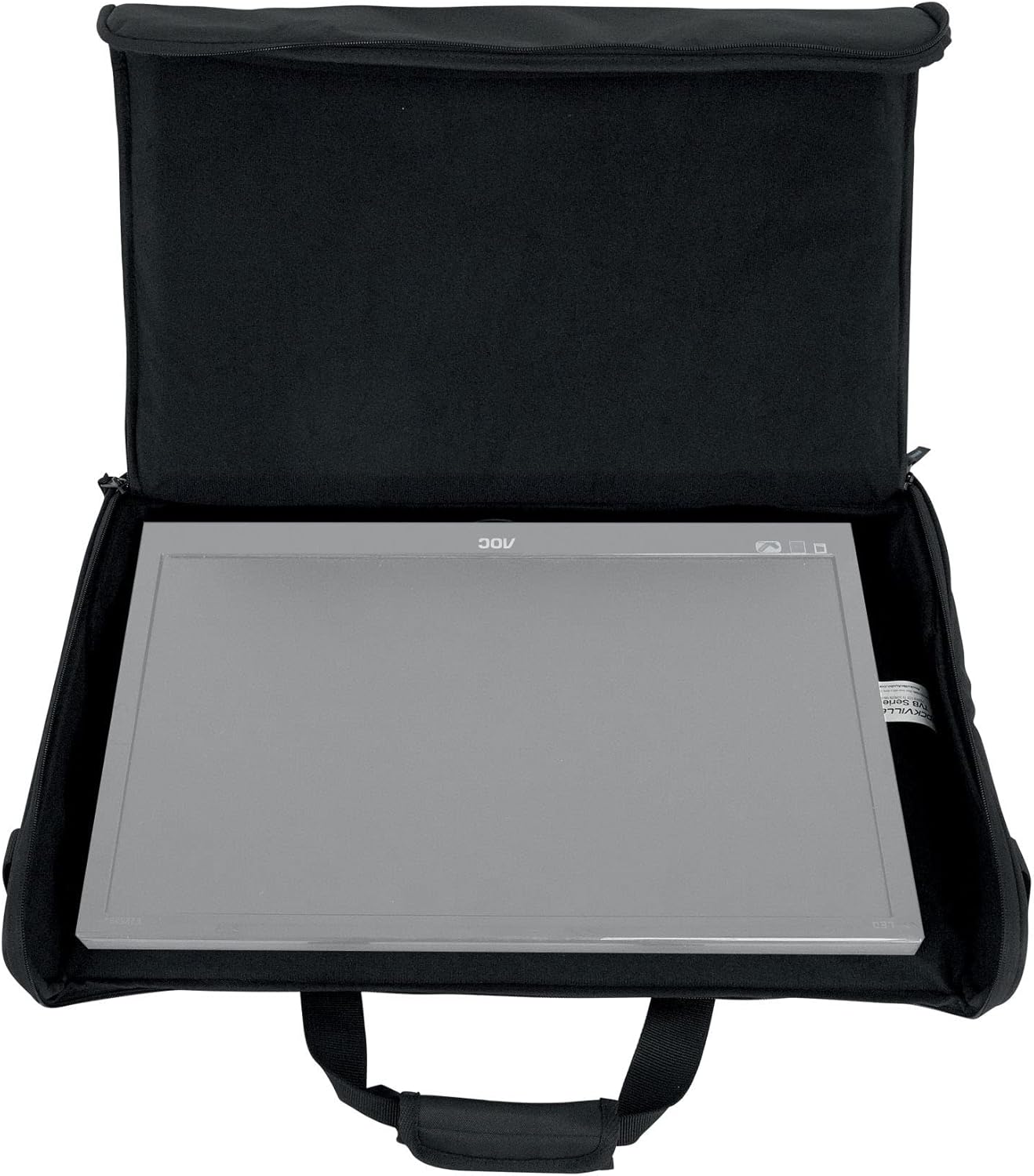 Rockville TVB1924-1 – Bolsa de viaje acolchada para pantalla de TV LCD para monitores de 19″ a 24″