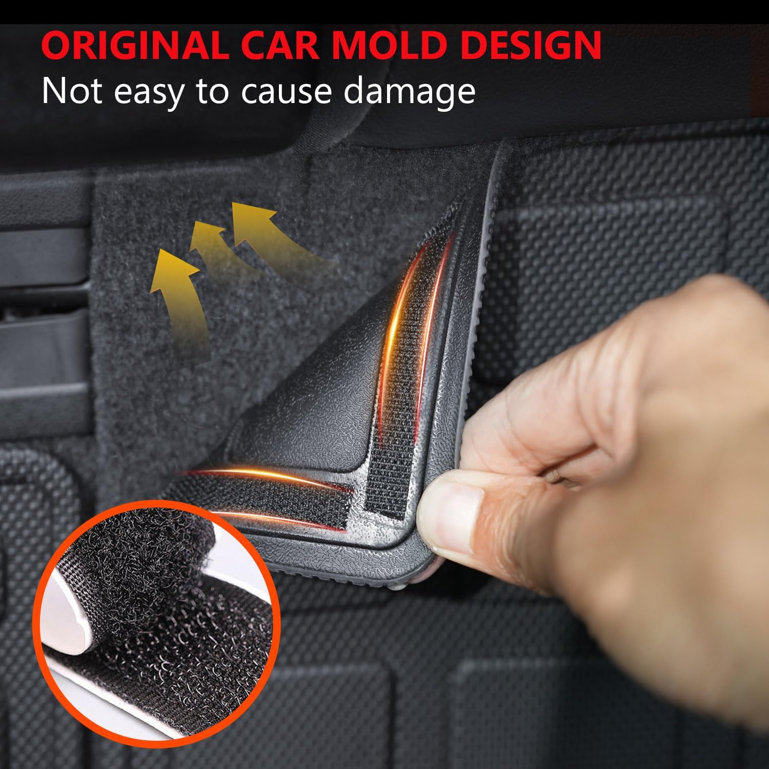 Xipoo Alfombrilla de respaldo compatible con Toyota 4Runner 2010-2024, protector de asiento trasero de 7 plazas, material TPE, repuesto para