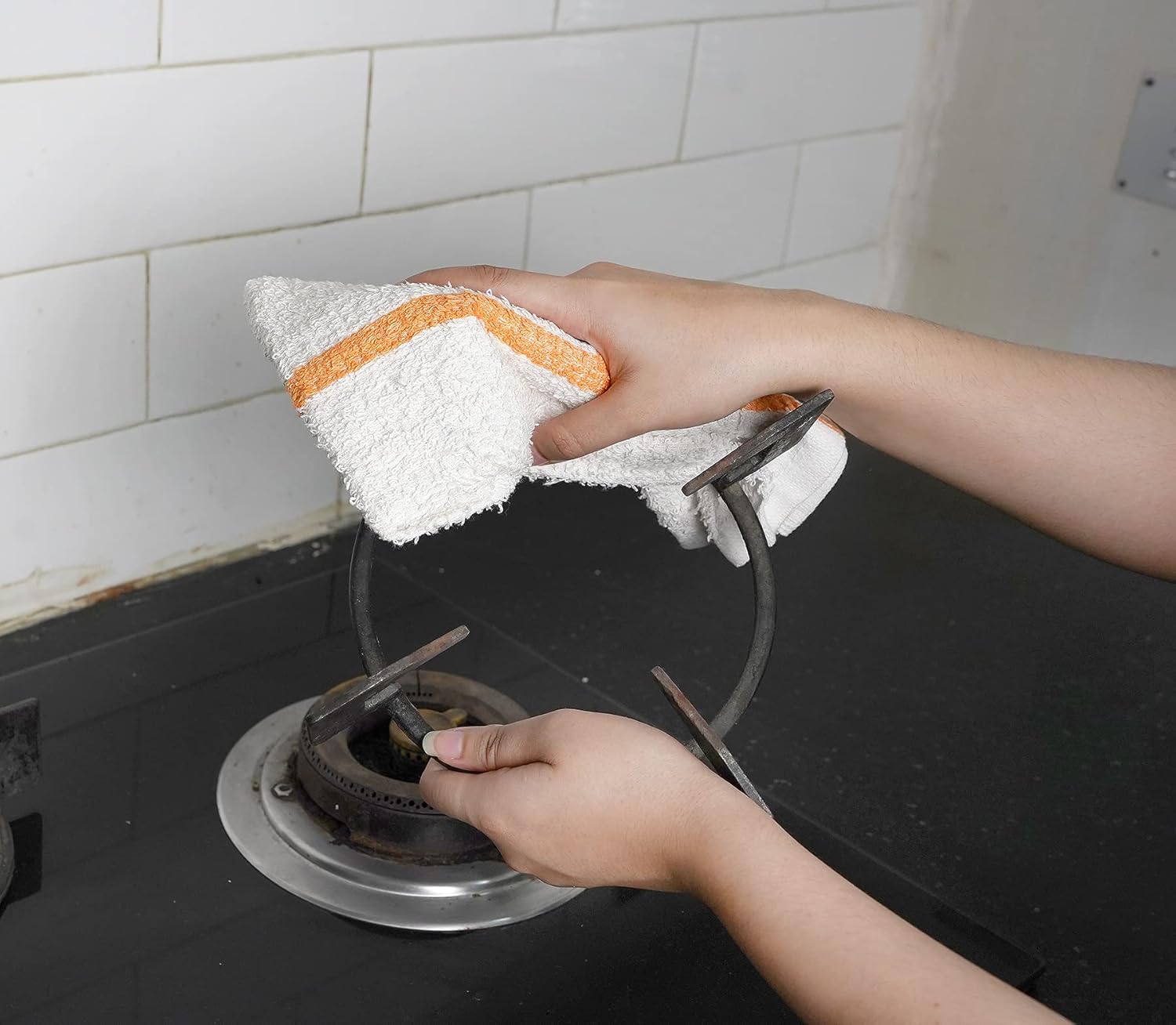 STF Linen Bar Mops – Juego de 36 toallas de cocina de 16 x 19 pulgadas, multiusos, para el hogar, restaurante y limpieza, juego de paños absorbentes