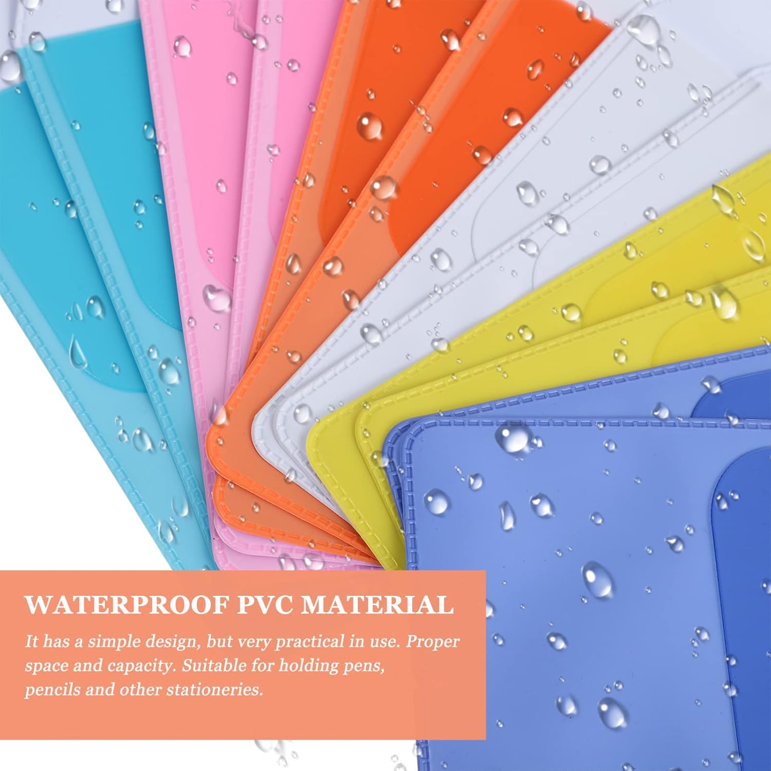 NUOBESTY Estuche para bolígrafos, 24 paquetes de protector de bolsillo pesado para camisa, protector de bolsillo para bolígrafos, abrigo de