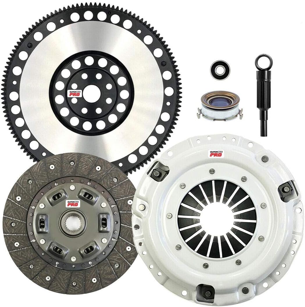 ClutchMax PRO Performance Stage 1 Kit de embrague con volante Chromoly compatible con Subaru Baja Crosstrek Forester Impreza Legacy Outback Saab