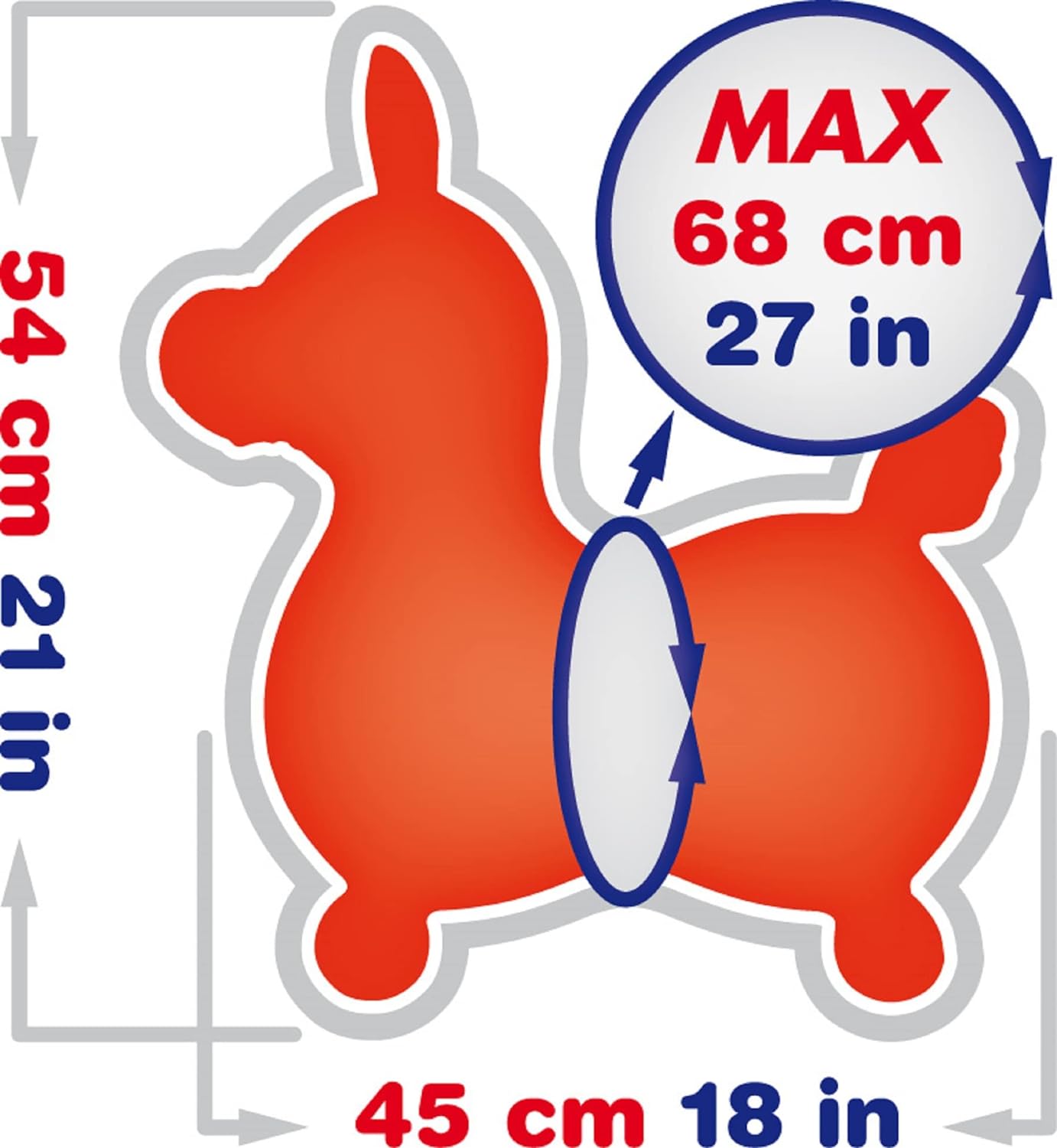 Gymnic RODY Caballo, talla única