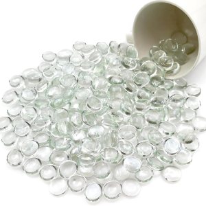 Canicas de vidrio plano de 2 libras, cuentas de relleno de jarrón de vidrio de alto brillo, guijarros de vidrio translúcido para jarrones, Canicas de vidrio plano de 2 libras, cuentas de relleno de jarrón de vidrio de alto brillo, guijarros de vidrio translúcido para jarrones,