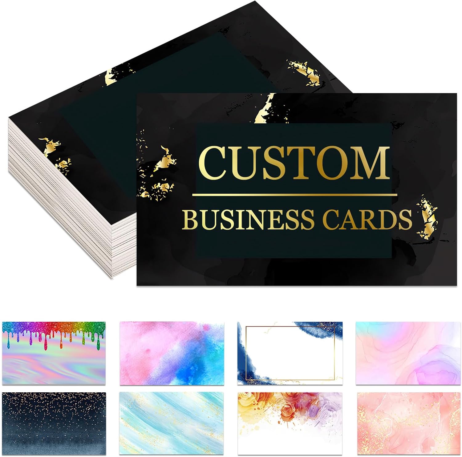 Tarjetas de visita personalizadas personalizadas con logotipo, tarjetas de visita personalizadas 1000, 500, 200, 100, para pequeñas empresas,