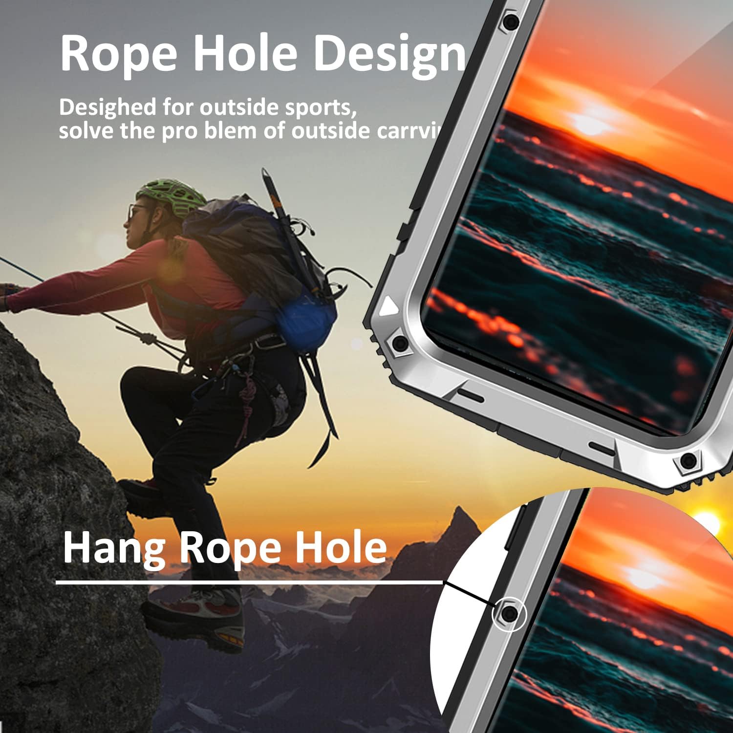 Funda de metal para Samsung S22 Ultra 5G con protector de pantalla con función atril, resistente armadura militar duradera, cuerpo completo,