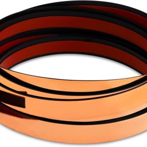 Moldura autoadhesiva flexible para pared, espejo, puerta, armario, sellado de huecos (12 pulgada x 16.4 pies, oro rosa) Moldura autoadhesiva flexible para pared, espejo, puerta, armario, sellado de huecos (12 pulgada x 16.4 pies, oro rosa)