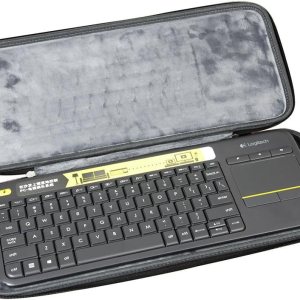 Hermitshell Funda de viaje rígida para teclado táctil inalámbrico Logitech K400 920-007119 Plus Hermitshell Funda de viaje rígida para teclado táctil inalámbrico Logitech K400 920-007119 Plus