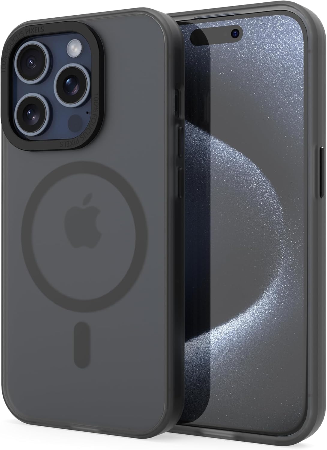 Funda magnética compatible con iPhone 15 Pro Max (6.7 pulgadas) con MagSafe Fuerte magnético Protección de grado militar de 10 pies Funda