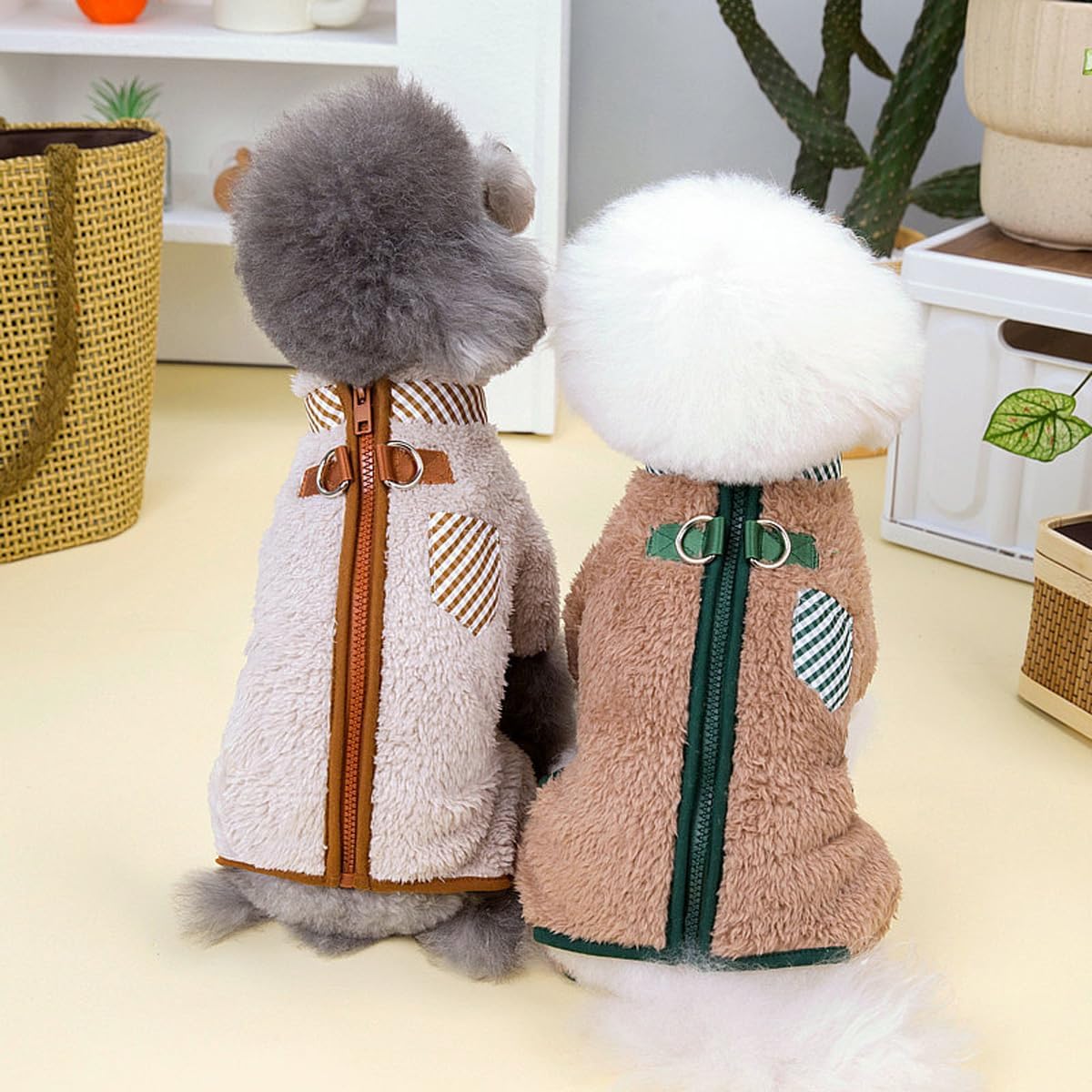 Abrigo de invierno para perro, pijamas de Navidad para cachorros, suéteres para perros, overoles para cachorros, ropa para perros pequeños, trajes