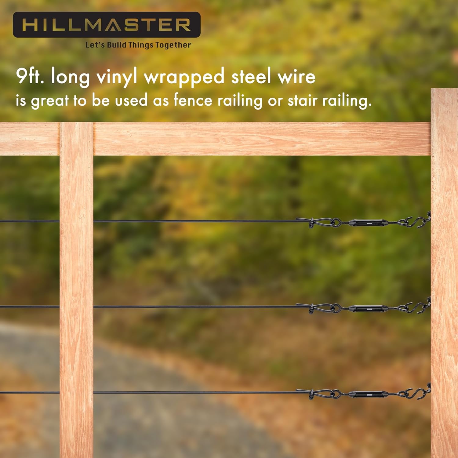 Kits de puerta antihundimiento duraderos para valla de madera, kit de cable de soporte de puerta en zinc, kit de puerta de valla antiflacidez de
