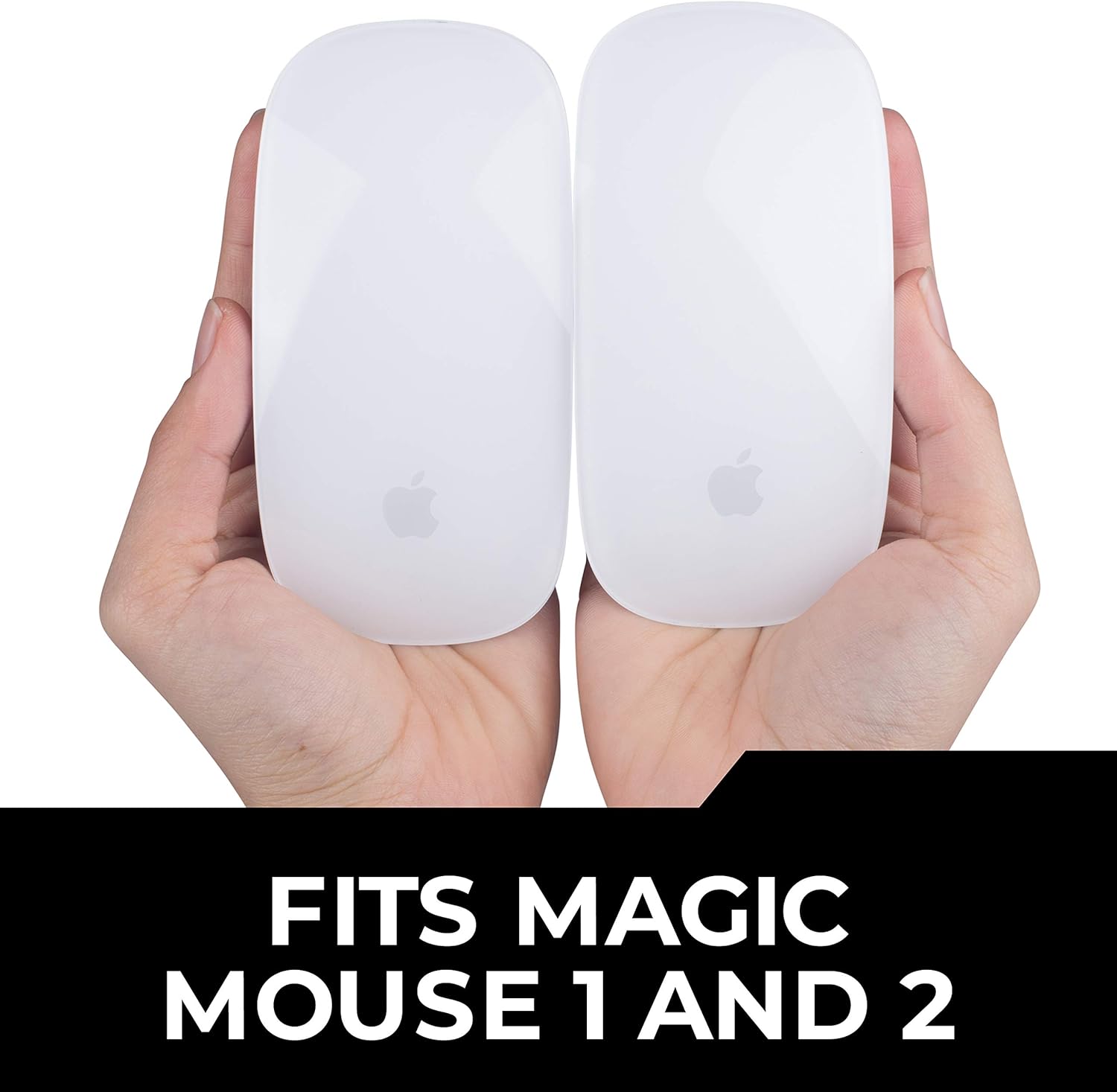 ELEMENTING Mello – Cojín de silicona compatible con Apple Magic Mouse 1 y 2 (rosa ultra caliente)