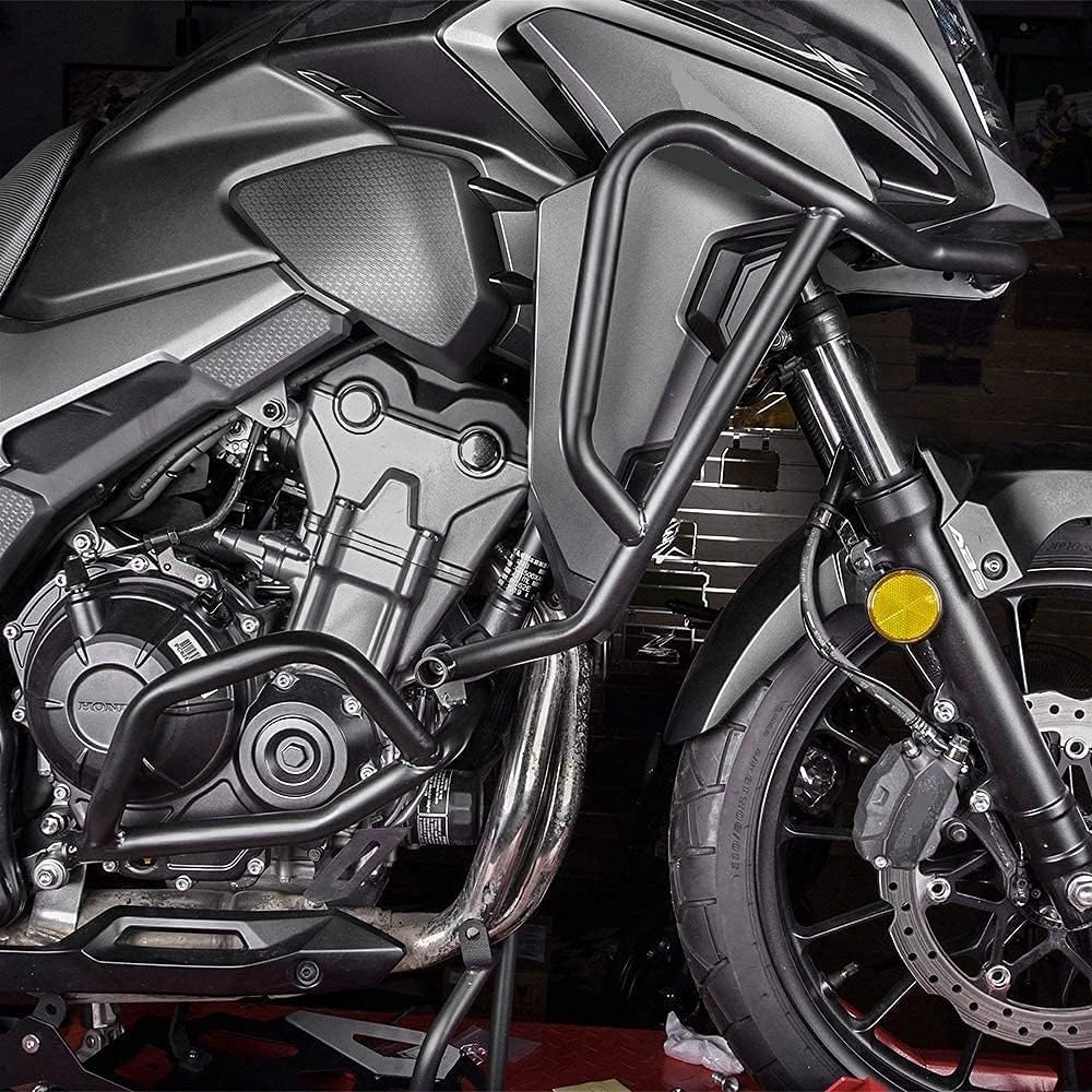 Motorcycle CB500X Accessories 19-23, Steel Highway Crash Bar Stunt Bars Engine Guard Bumper Body Frame Falling Protector Kit Upper Lower for CB 500