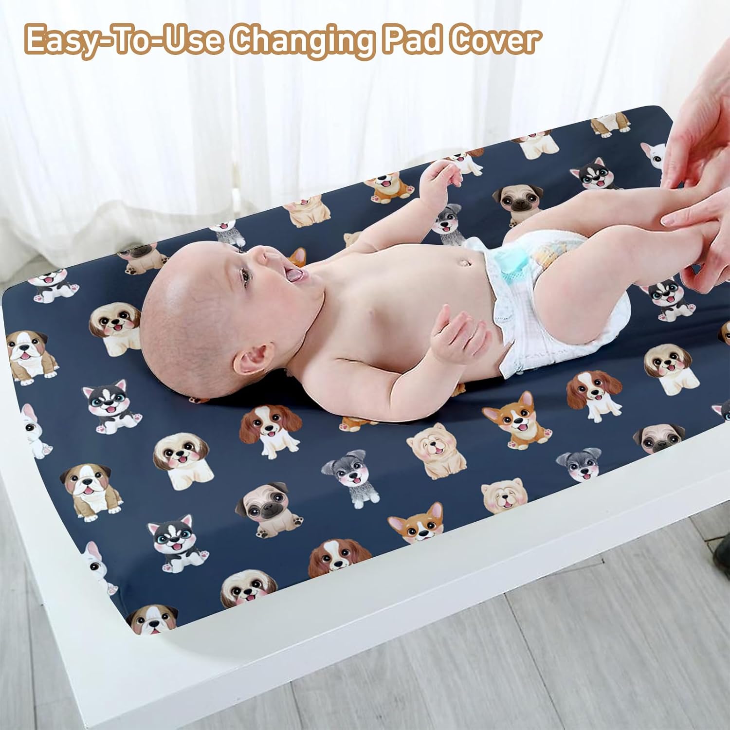 Juego de ropa de cama personalizado para cuna juego de guardería con nombre personalizado y tema impreso, juego de cuna de 5 piezas suave y seguro