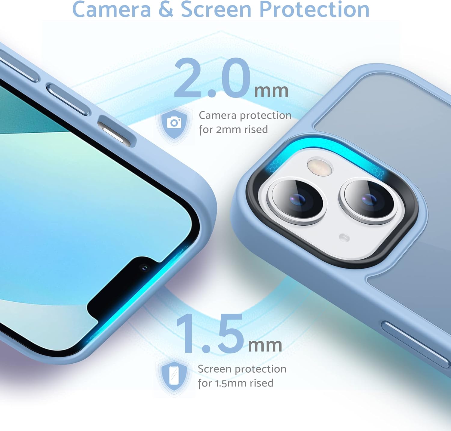 Anqrp Funda diseñada para iPhone 13 Mini, compatible con carga inalámbrica Funda delgada de silicona suave antiarañazos para iPhone 13 Mini de 5.4