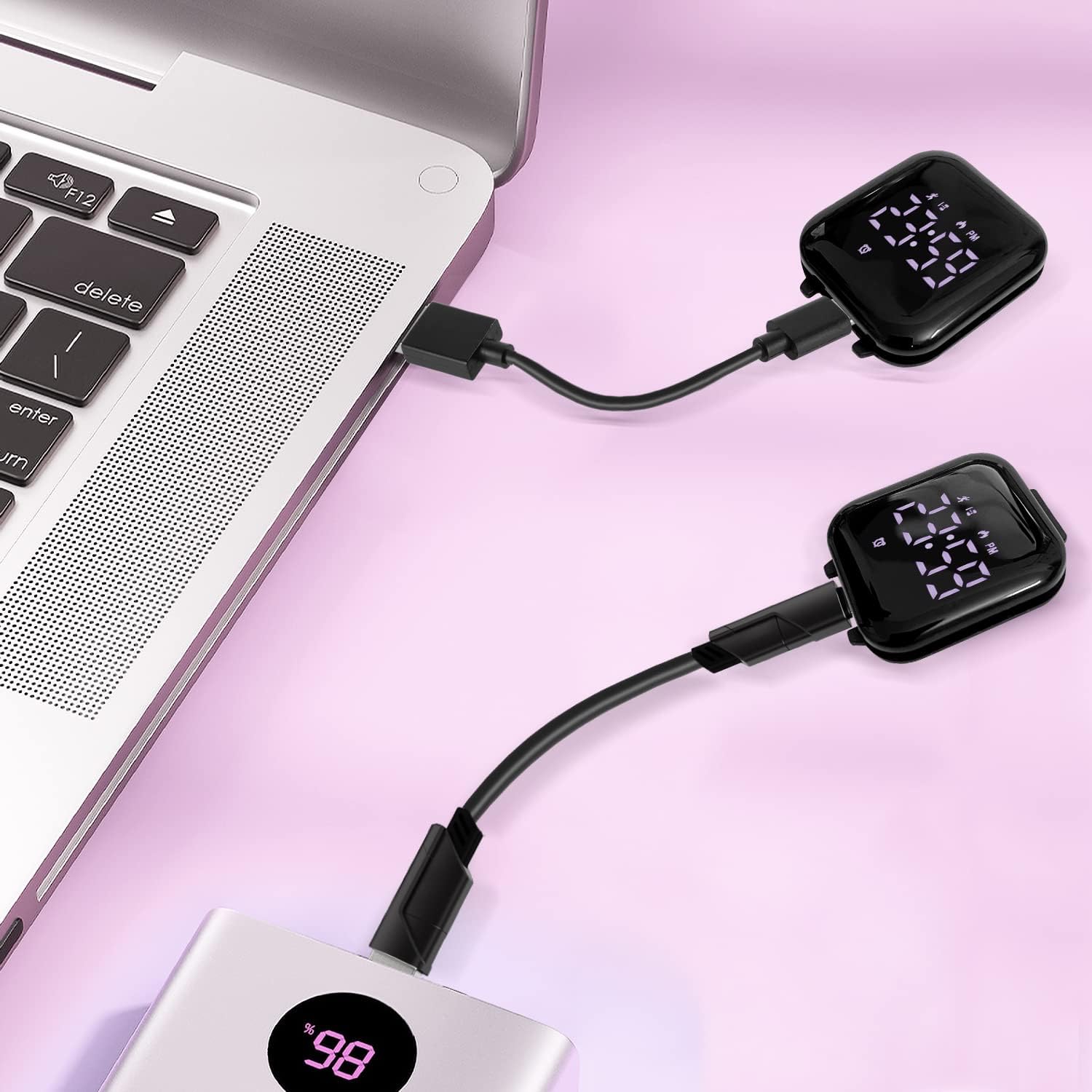 NN BEN NEVIS Reloj digital para niños y niñas, reloj deportivo con rastreador de fitness, reloj despertador, cronómetro, sin aplicación y resistente