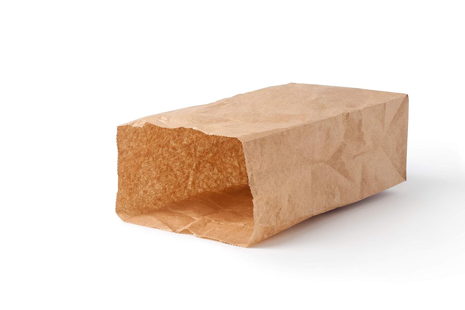 Bolsa de almuerzo de papel marrón 4lb.100CT 4lb Bolsas de almuerzo de papel marrón – Paquete de 100. Bolsas de papel kraft pequeñas para empacar el