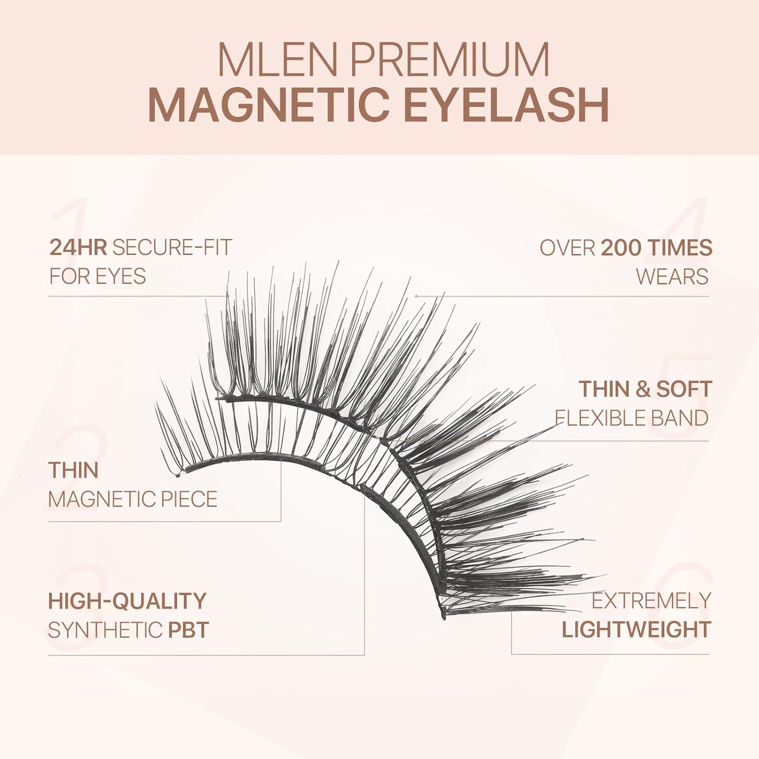 Manga Anime – Juego de extensiones de pestañas postizas de visón 3D, pestañas individuales, aspecto natural, pestañas postizas de visón 3D