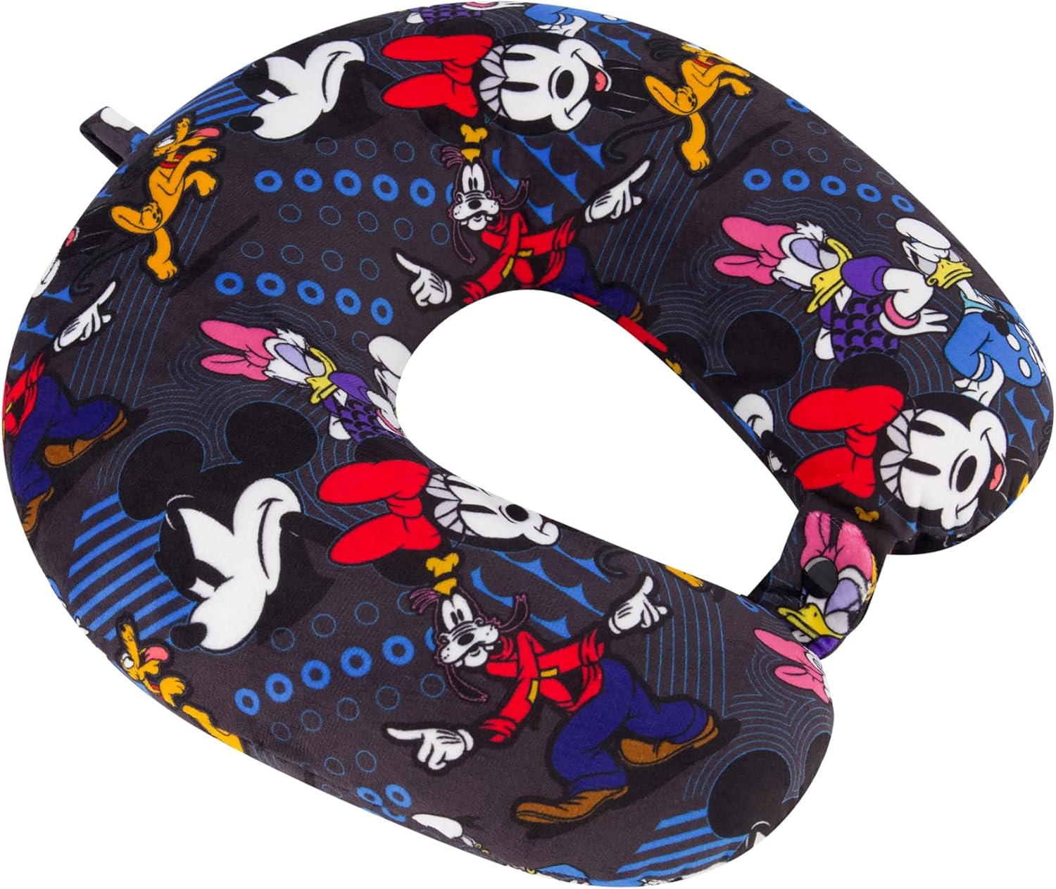 FUL Disney Mickey Mouse and Friends – Almohada de viaje para el cuello, almohada de Minnie Mouse para avión, automóvil y oficina, cómoda y