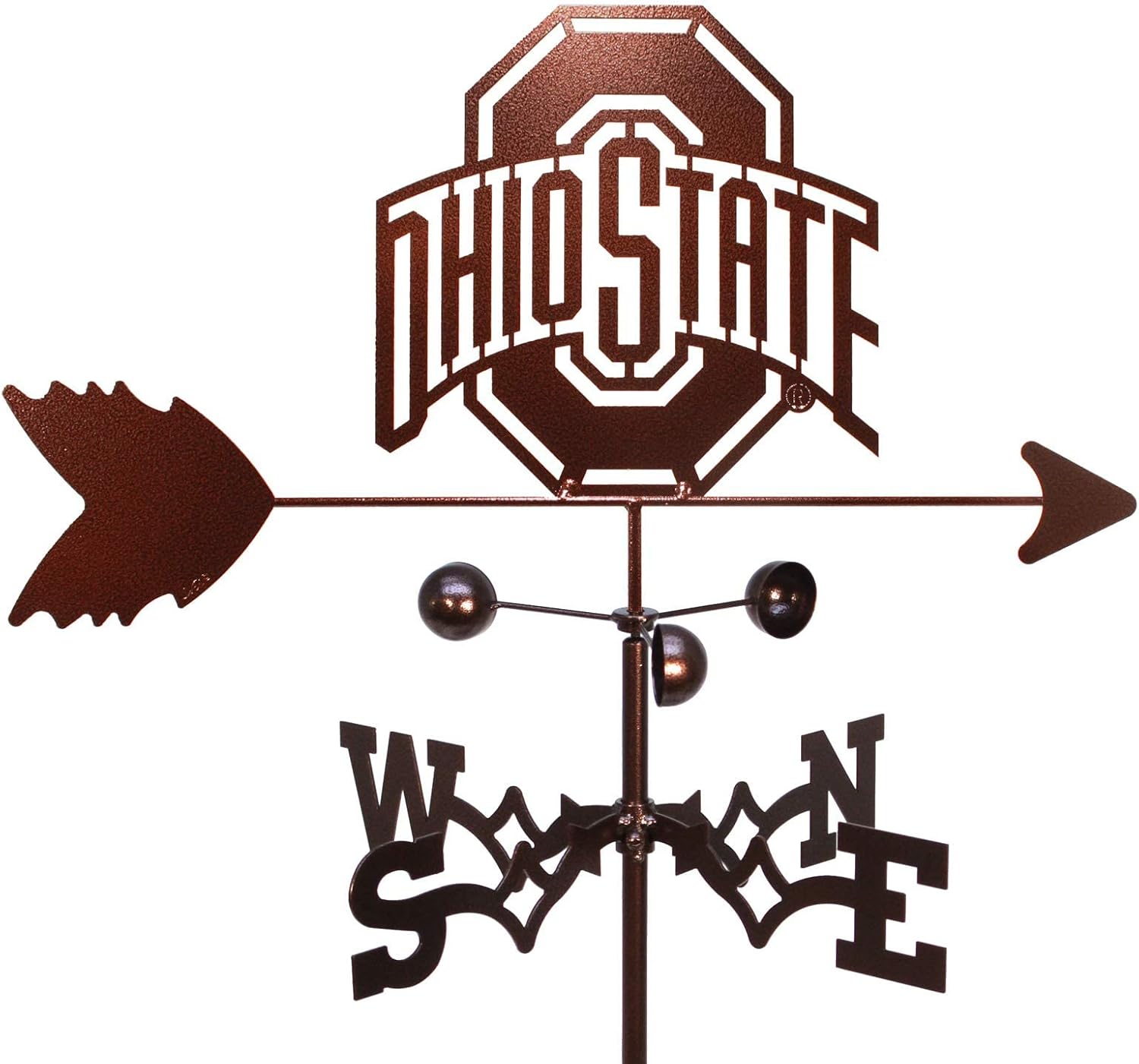 SWEN Products Veleta de los Ohio State Buckeyes (estaca de jardín incluida)