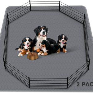 Almohadillas lavables para orina para perros, paquete de 2 almohadillas reutilizables lavables para cachorros, impermeables, almohadillas de orina Almohadillas lavables para orina para perros, paquete de 2 almohadillas reutilizables lavables para cachorros, impermeables, almohadillas de orina