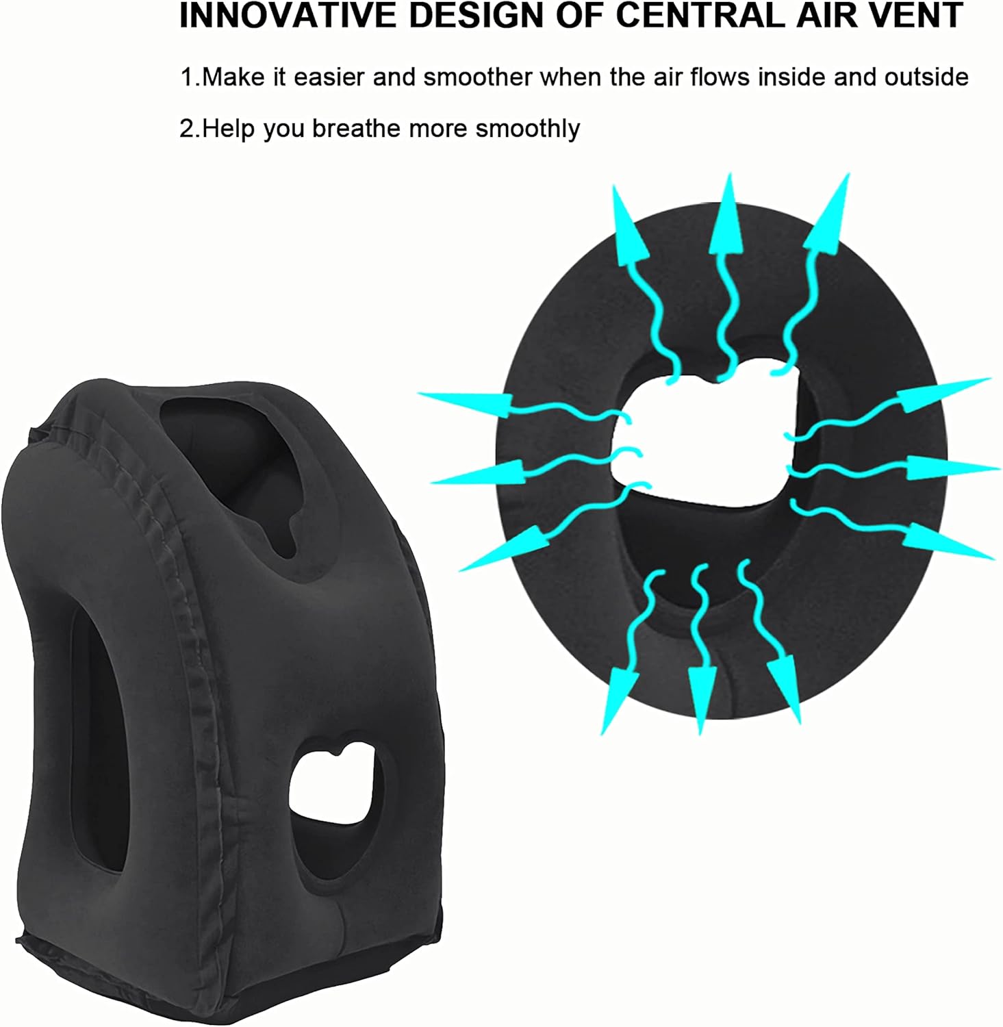 Almohadas de viaje para dormir en avión, almohada de viaje para dormir en el avión, adecuada para avión, automóvil, oficina