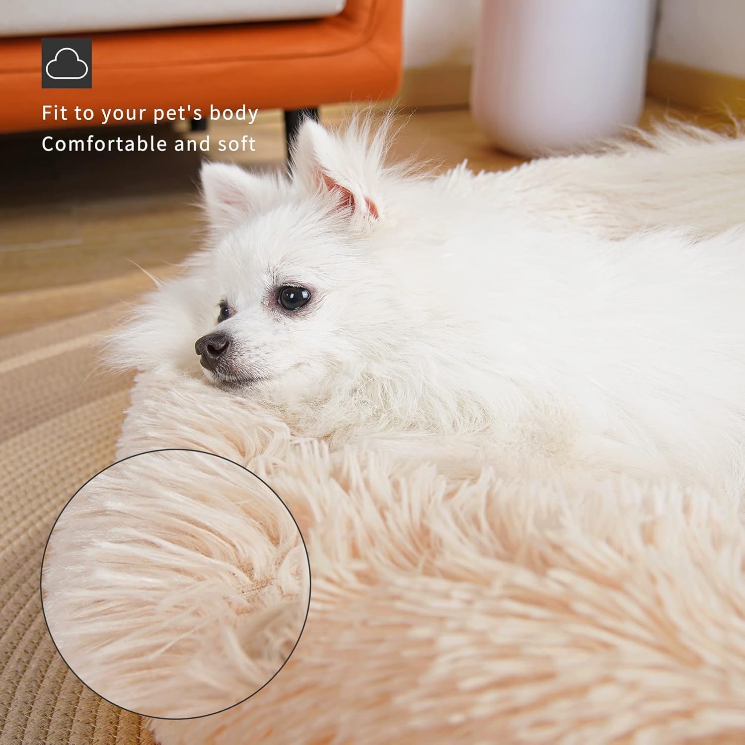 Cama extra pequeña lavable para perros, cama calmante para mascotas, para perros, gatos, dona, cómoda, redonda, linda, duradera, para mascotas