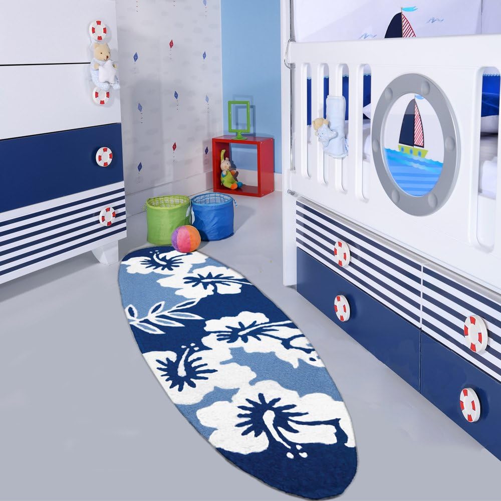 Jellybean Tabla de surf – Hibisco azul marino