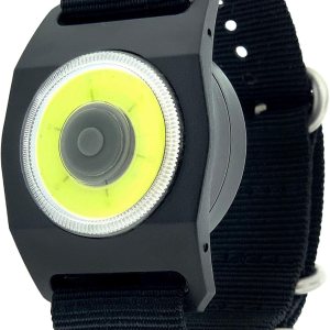 Sun Company WrisTorch – Linterna COB de muñeca con correa táctica Zulu  Luz LED manos libres para camping, senderismo, mejoras para el hogar  Luz de Sun Company WrisTorch – Linterna COB de muñeca con correa táctica Zulu  Luz LED manos libres para camping, senderismo, mejoras para el hogar  Luz de