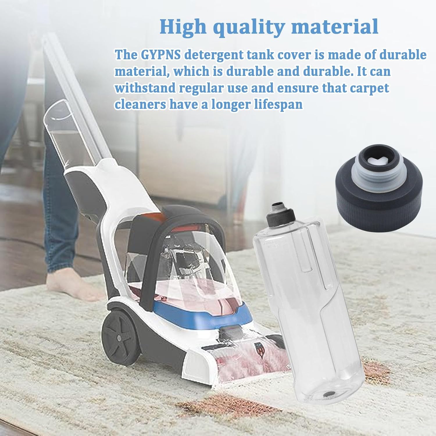 440012803 – Tapa de depósito para Hoover PowerDash Pet, SmartWash y FloorMate Jet, repuesto para piezas de limpiador de alfombras hoover FH50700