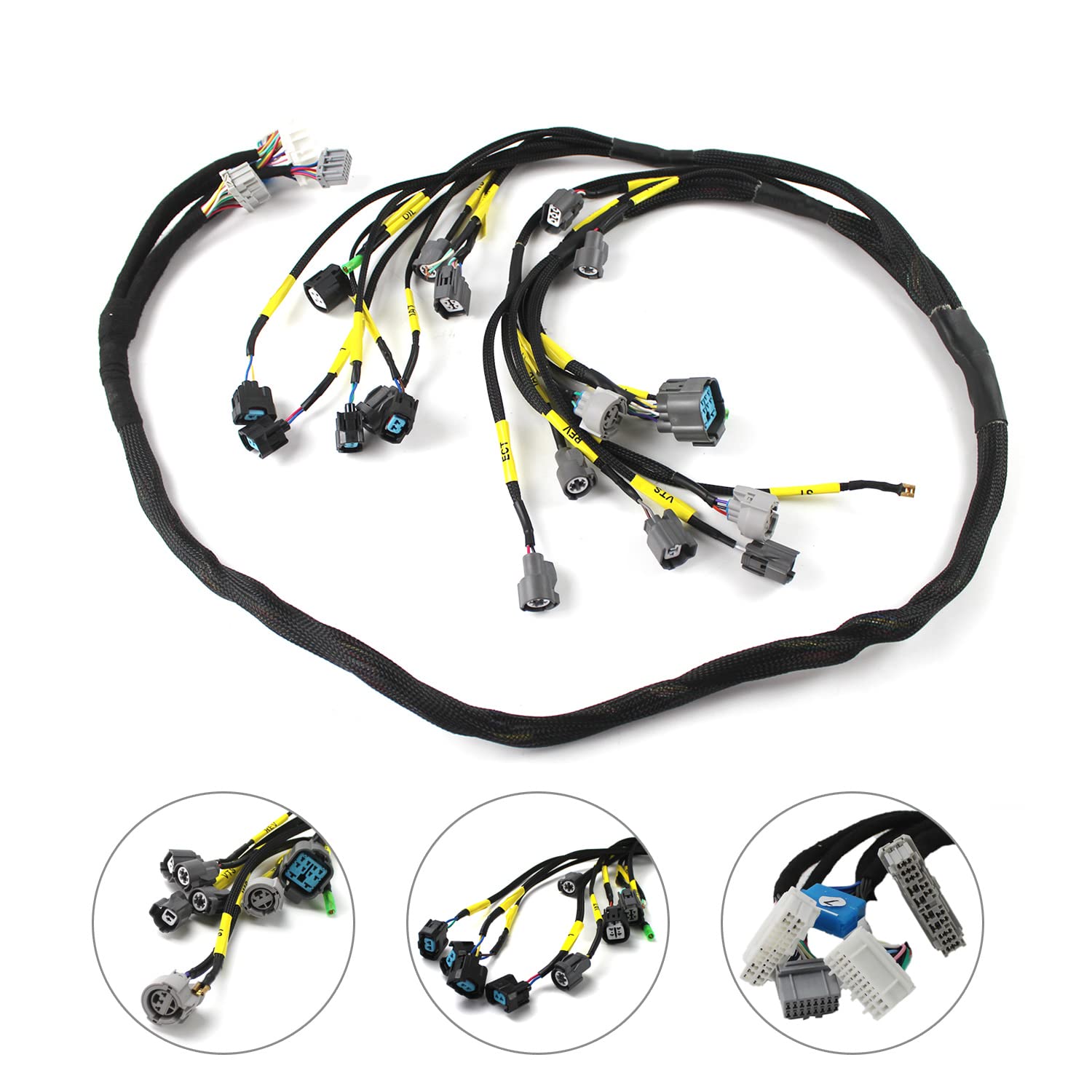 Arnés de cableado del motor CNCH-OBD2-1 CNCHOBD21 para Civic Acura Integra B16 B18 D16 OBD2 Budget D y B Series Arnés de motor metido