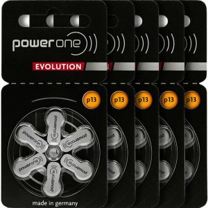 PowerOne Evolution Size 13 – Baterías para audífonos 1.45 V Zinc Air con duración mejorada de la batería (30 baterías) PowerOne Evolution Size 13 – Baterías para audífonos 1.45 V Zinc Air con duración mejorada de la batería (30 baterías)