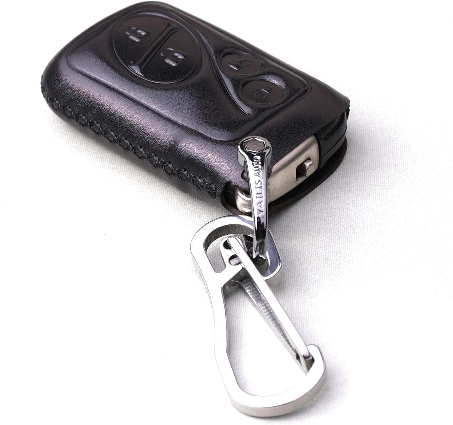 Funda de piel italiana para llavero compatible con Lexus ES RX GX GS KS RX350 GX460 ES350 GS ISC IS LS