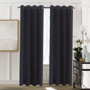 Aquazolax Cortinas opacas para ventana, cortinas opacas sólidas de 52 x 95 pulgadas, paneles de cortina con aislamiento térmico de alta calidad para Aquazolax Cortinas opacas para ventana, cortinas opacas sólidas de 52 x 95 pulgadas, paneles de cortina con aislamiento térmico de alta calidad para