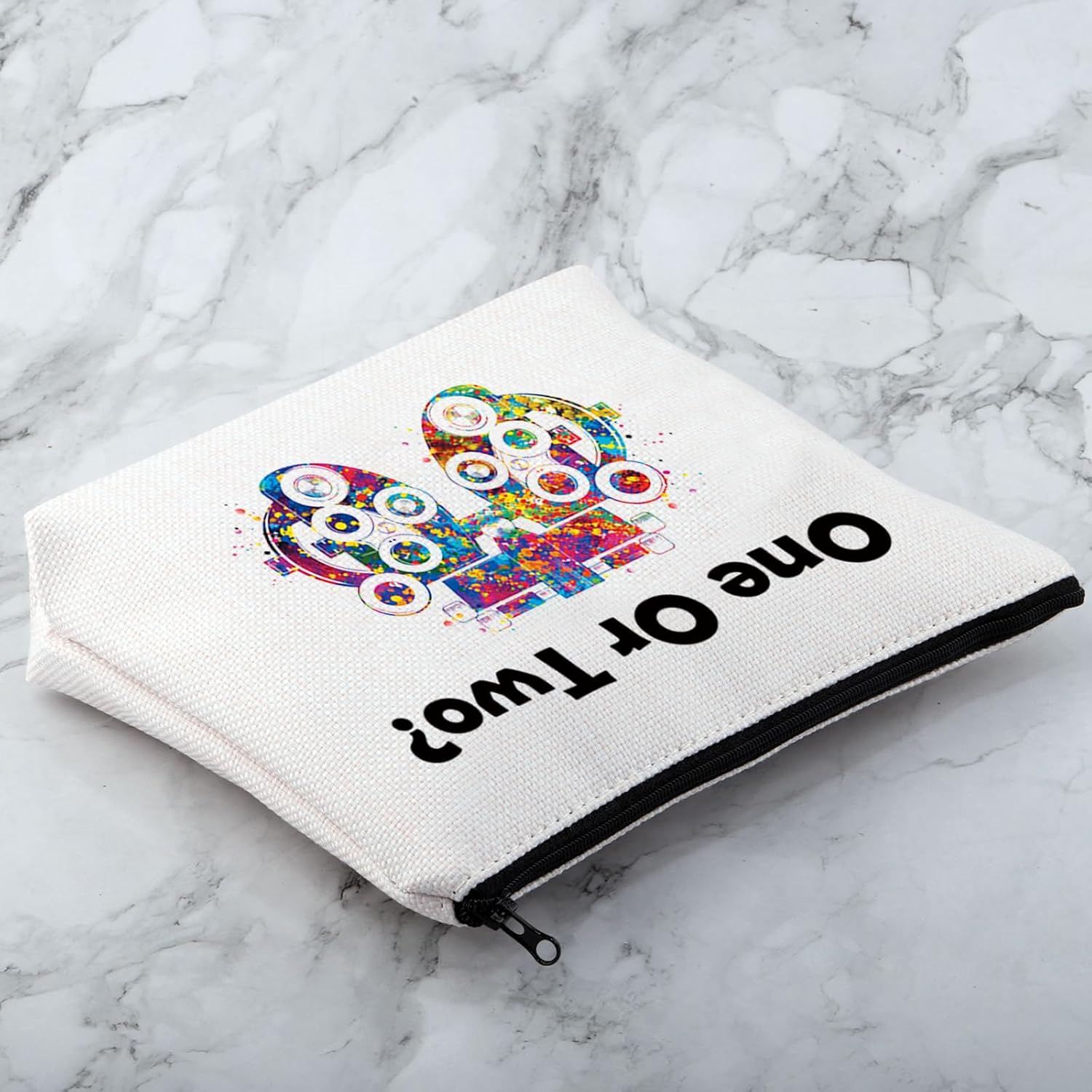 Bolsa de maquillaje de optometría divertida una o dos bolsas de maquillaje Optomentrist regalo oftalmólogo regalo médico ocular, Uno o dos