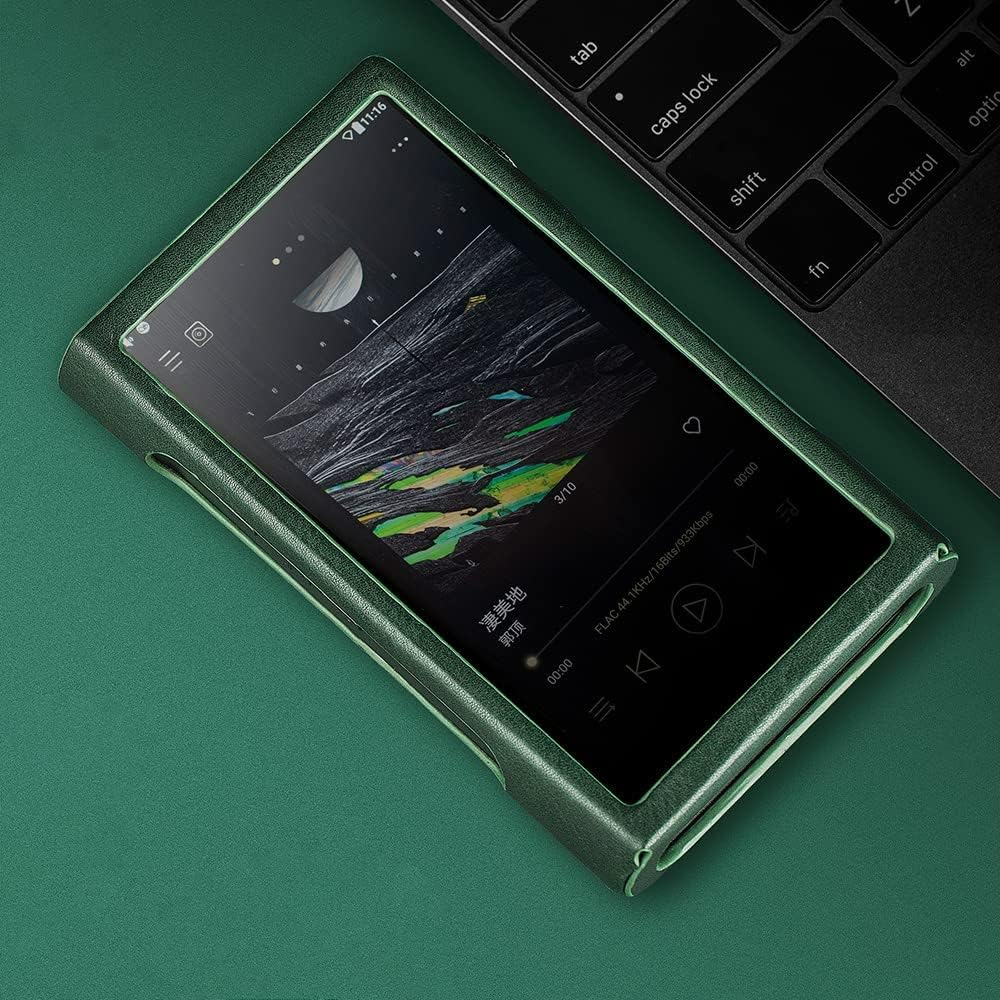 SHANLING Funda de cuero M6 Ultra, SHANLING M6 Ultra Digital Reproductor de audio especial, material de piel sintética, anticolisión y anticaídas,