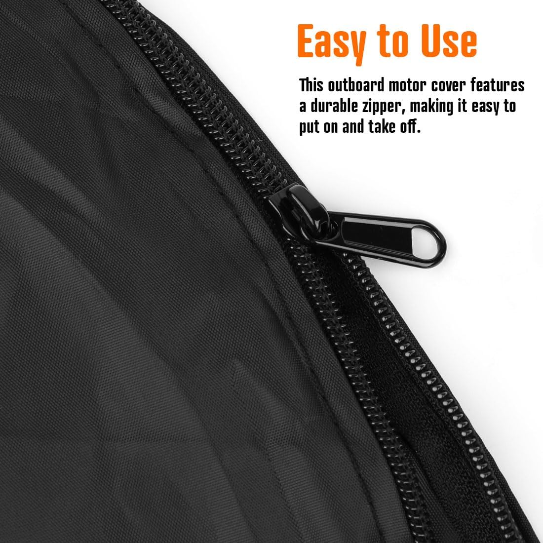 iCOVER – Fundas para motor fuera de borda, cubierta de motor de barco completo remolcable, impermeable, resistente, tela Oxford, cubiertas de motor