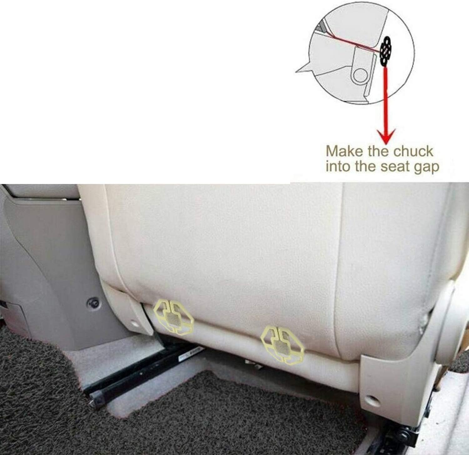 C.P.R. Nuevo transpirable PU cuero asiento cojín cojín para coches SUV camiones silla auto cubierta (rojo)