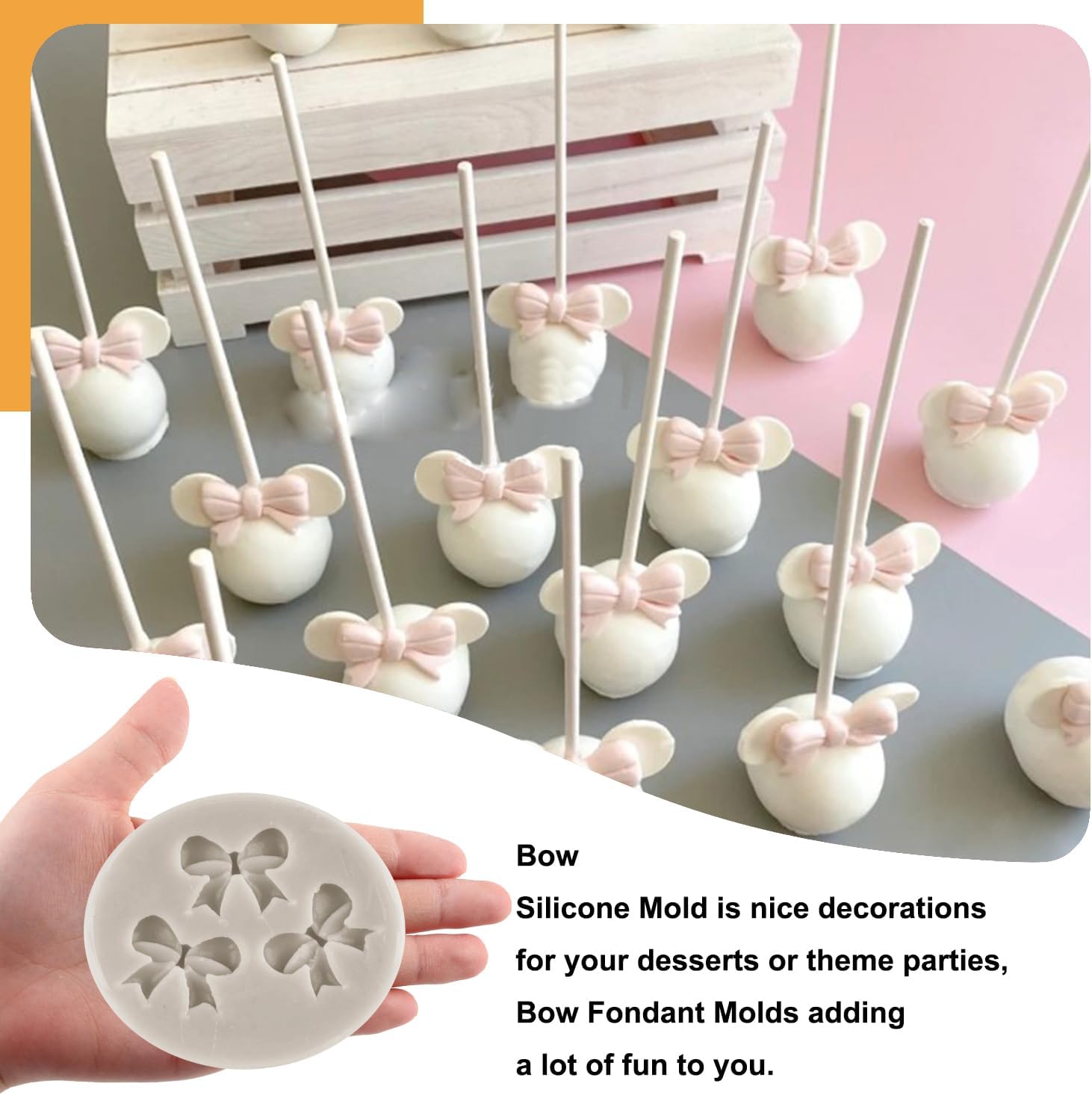 Molde de silicona para fondant, moldes de caramelo de chocolate para decoración de pasteles, decoración de cupcakes, caramelo de chocolate, polímero