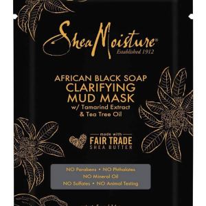 SHEA MOISTURE – Máscara de barro de jabón negro africano, 0.5 onzas (12 piezas) SHEA MOISTURE – Máscara de barro de jabón negro africano, 0.5 onzas (12 piezas)