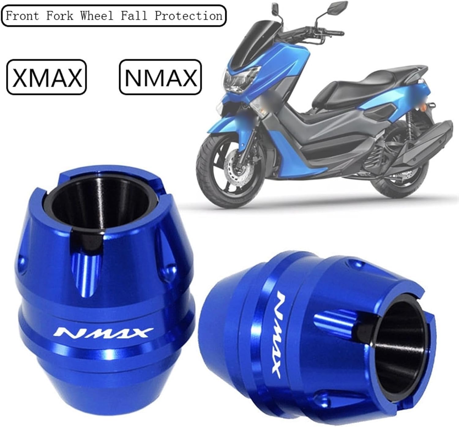 Protector de caída para rueda de horquilla delantera, marco de protección contra caídas para NMAX155 XMAX300 NMAX 155 Xmax 300 250 Protector de
