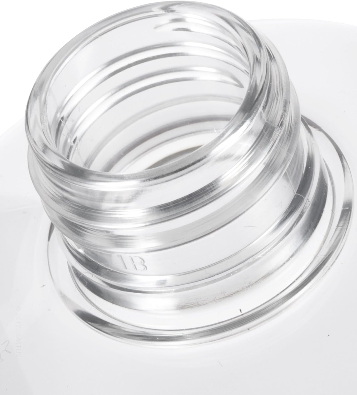 JUVITUS Botellas de plástico PET cilíndricas profesionales transparentes de 8 onzas (8.5 fl oz) (sin BPA) con bomba de loción negra (paquete de 6)