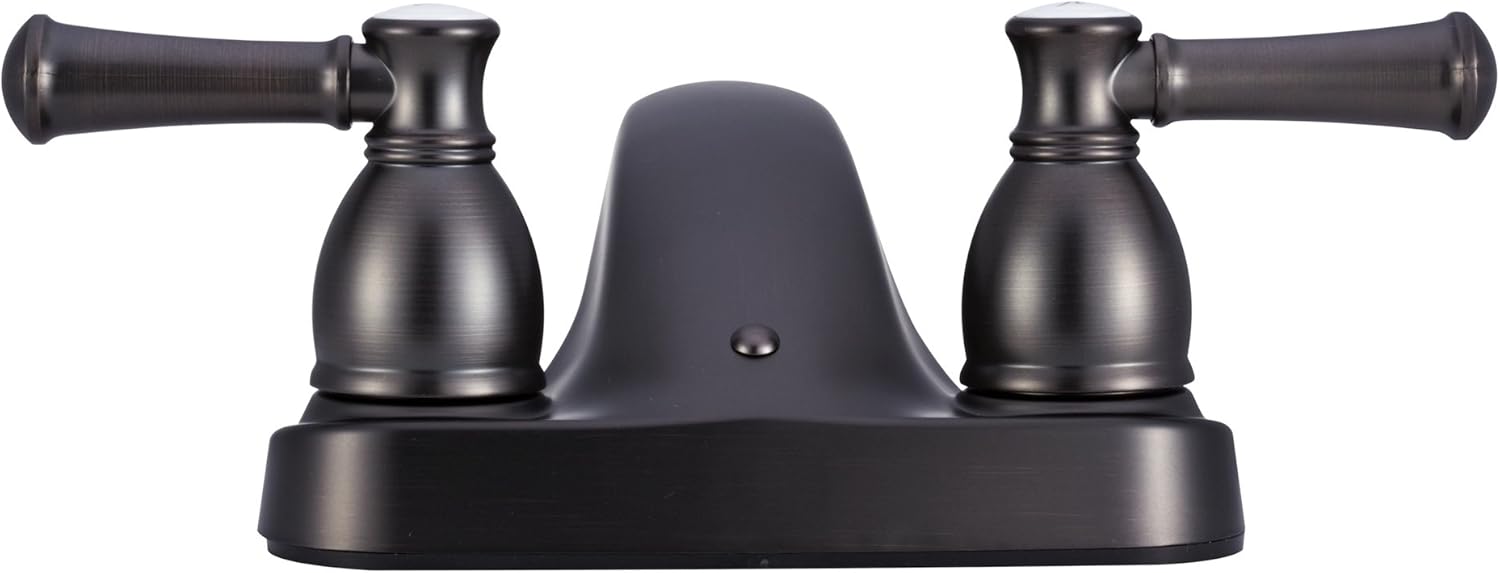 Dura Faucet DF-PL700L-VB – Grifo de baño RV con asas clásicas para frío y calor (bronce veneciano)