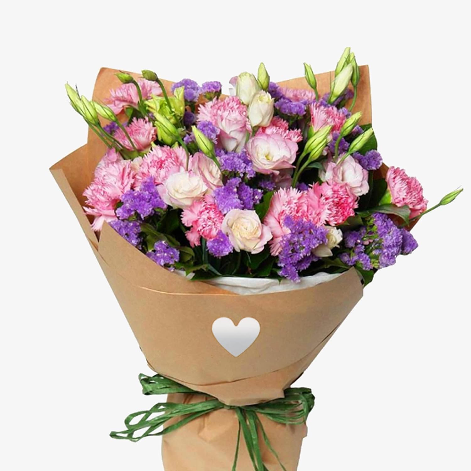 Hybsk Pegatinas de corazón de plata Día de San Valentín Artesanía Scrapbooking 1.181 in Etiqueta adhesiva (Plata)