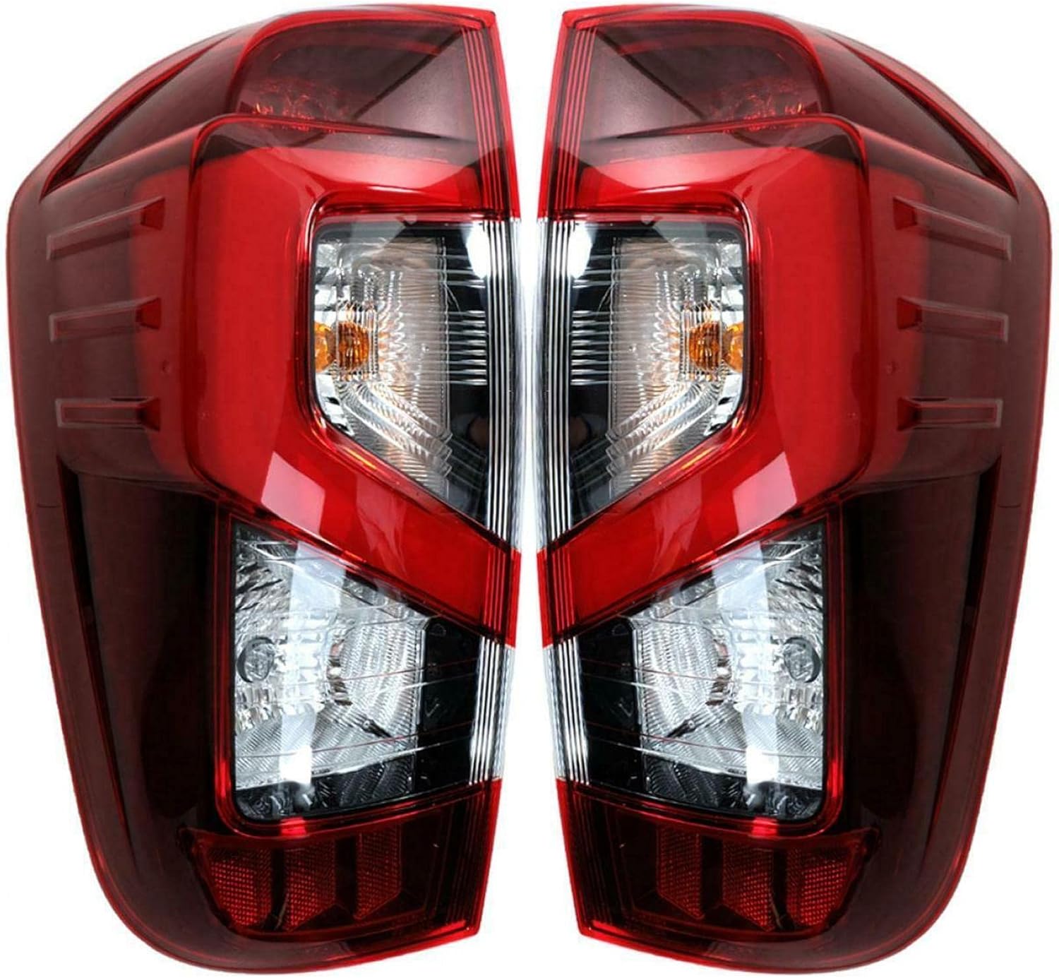 WOZIES 26555-6KG0A, 26550-6KG0A carcasa roja impermeable luz trasera de coche para Navara Np300 D23 2015-2021