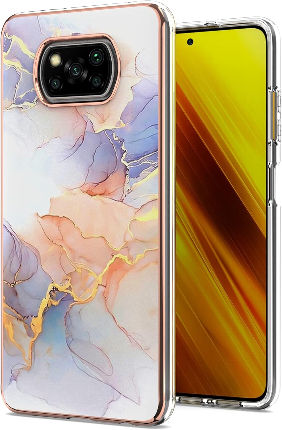 Compatible with Xiaomi Poco X3 NFC Case Cover,Compatible with Xiaomi Poco X3 ProPoco X3 for Mobile Phone TPU Case Cover LSB