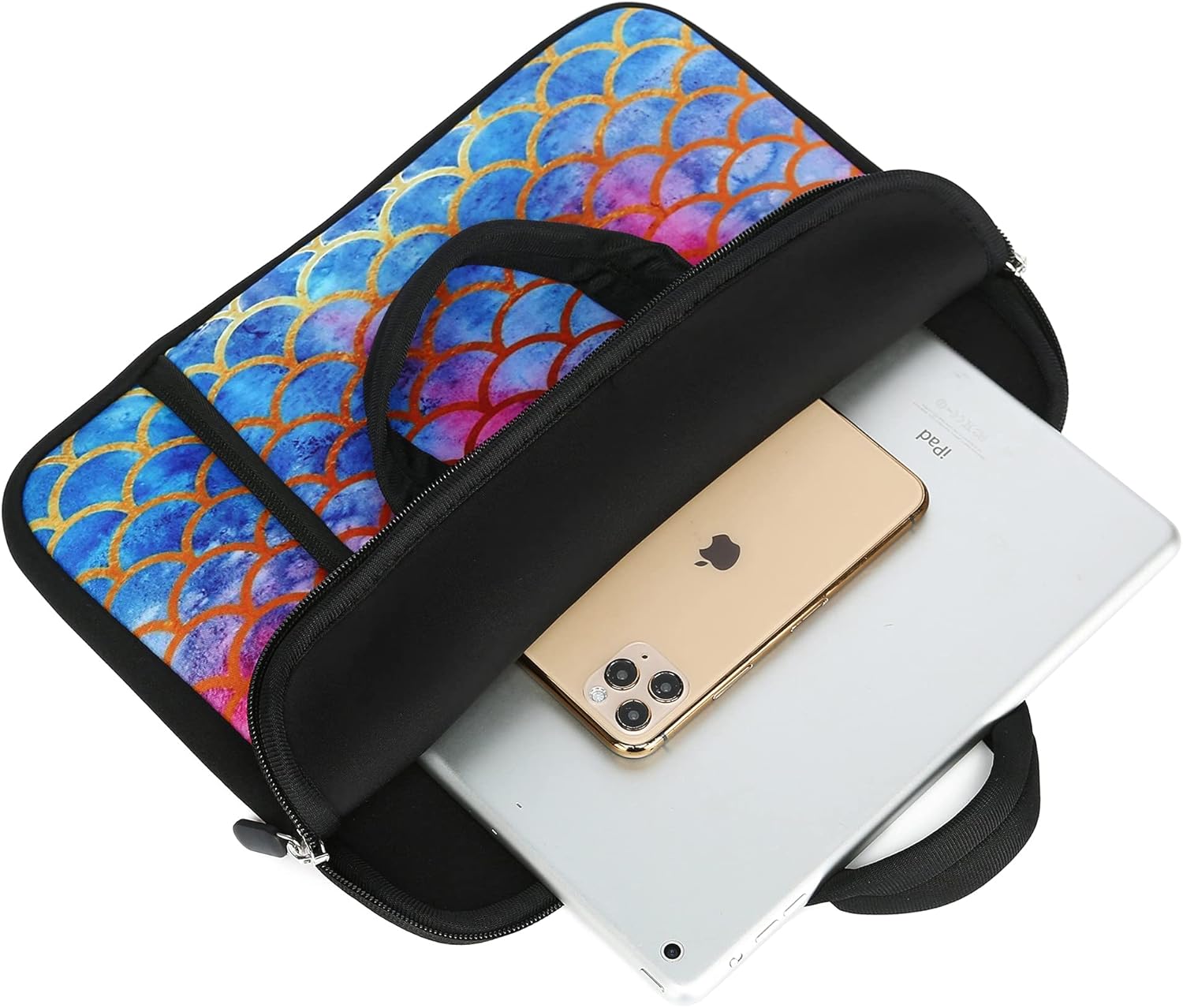 Funda de neopreno para portátil de 14, 15, 15,4 y 15,6 pulgadas, funda de neopreno suave con bolsillos adicionales para Dell Lenovo Toshiba HP