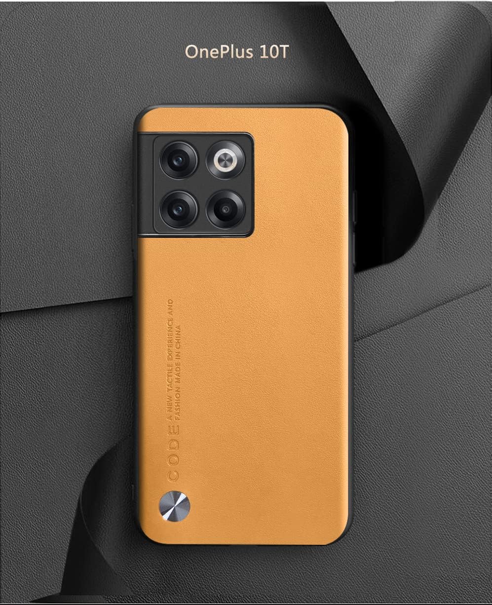 Funda para OnePlus 10T 5G, funda de piel sintética TPU suave, extremadamente ligera, protección de la cámara, funda de cuero para OnePlus 10T 5G